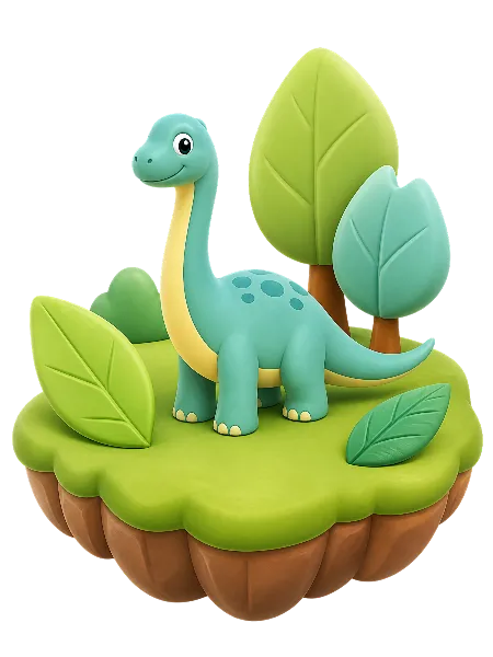 Leafy Dino Forest island