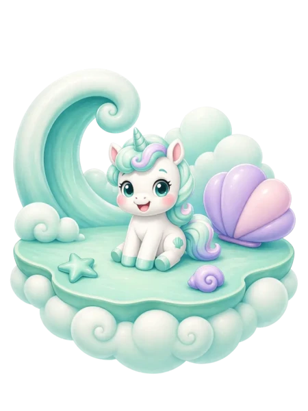 Seafoam Unicorns island