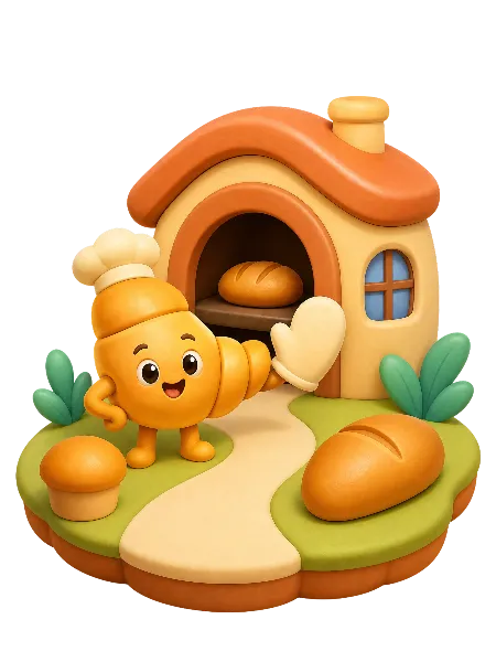 Cozy Bakery Lane island