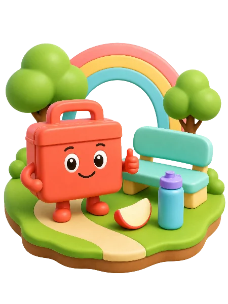 Lunchbox Park island