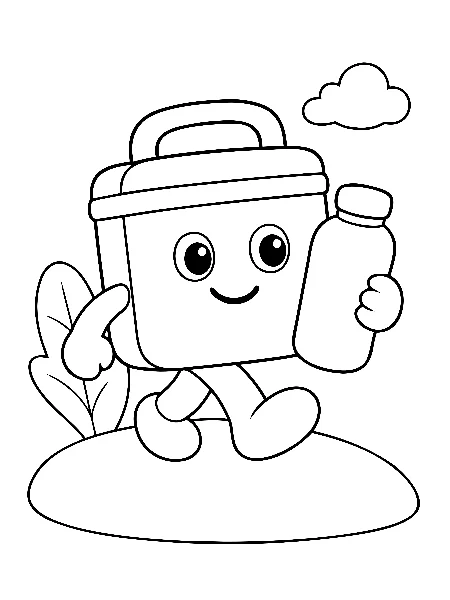 Lunchbox Park coloring page